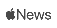 Apple news logo grey