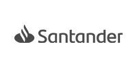 Santander logo grey