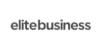 elite business logo grey